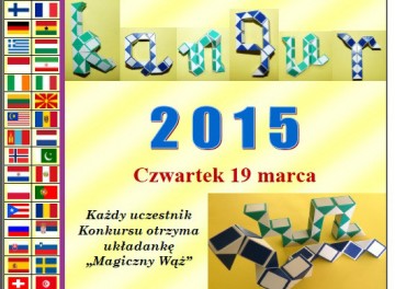Powiększ obraz: Międzynarodowym Konkursie Matematycznym "Kangur" 2015